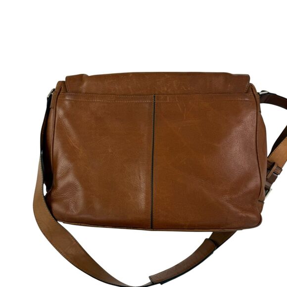 Frye Oliver Leather Messenger Bag Work School Travel Computer Laptop - Picture 6 of 16